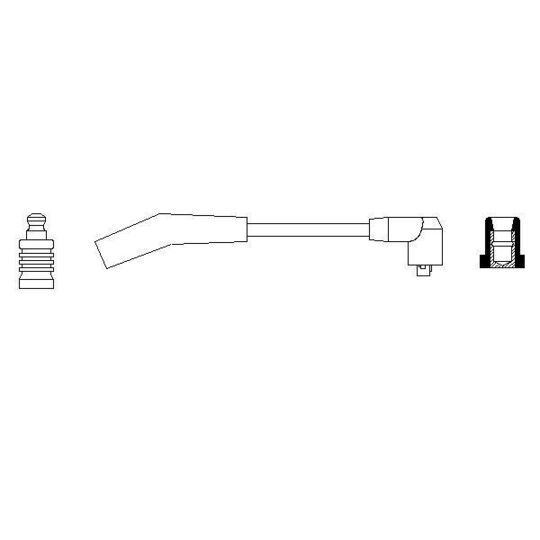 0 986 356 117 - Ignition Cable 