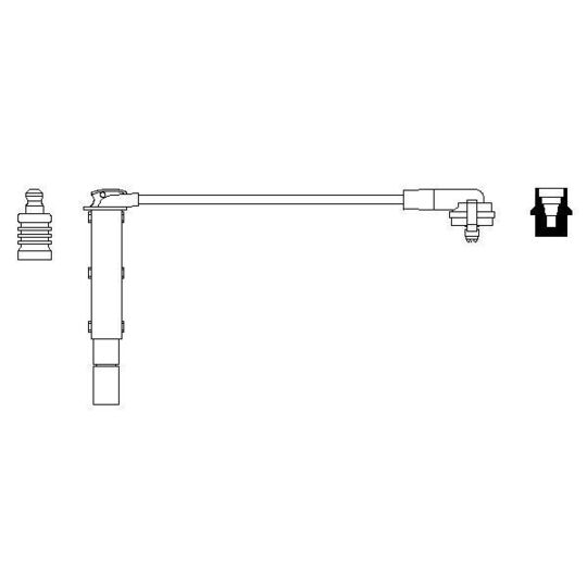 0 986 356 112 - Ignition Cable 