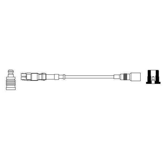 0 986 357 720 - Ignition Cable 