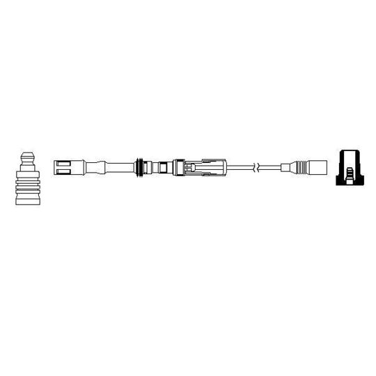 0 986 357 727 - Ignition Cable 