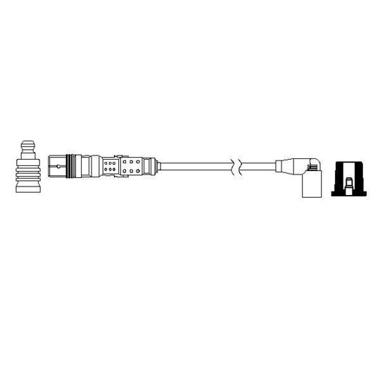 0 986 357 731 - Ignition Cable 