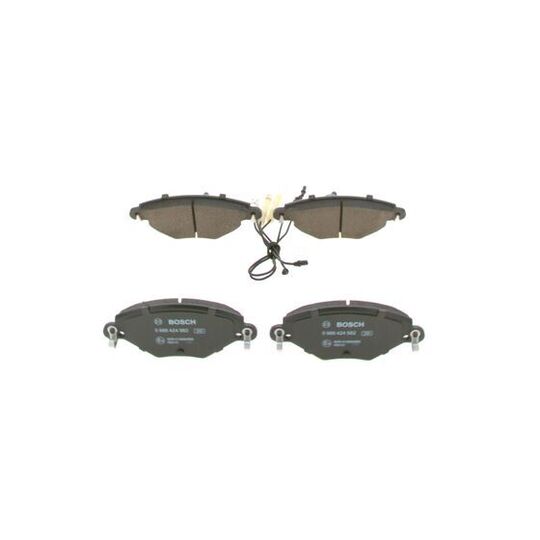 0 986 424 582 - Brake Pad Set, disc brake 