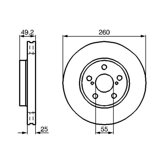 0 986 478 451 - Brake Disc 