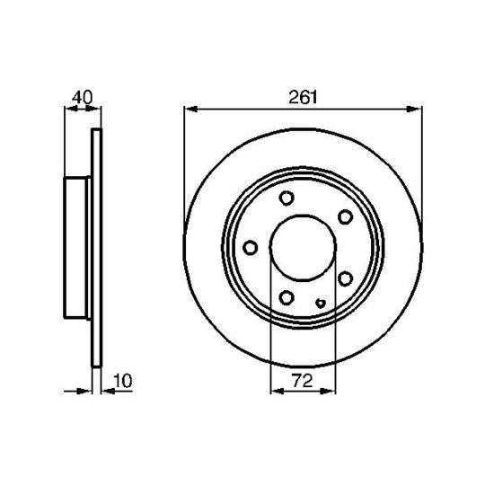 0 986 478 633 - Brake Disc 