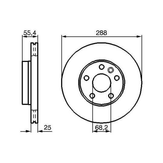 0 986 478 893 - Brake Disc 