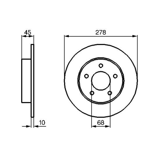 0 986 479 067 - Brake Disc 