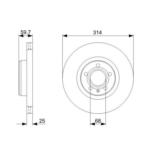 0 986 479 301 - Brake Disc 