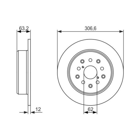 0 986 479 339 - Brake Disc 