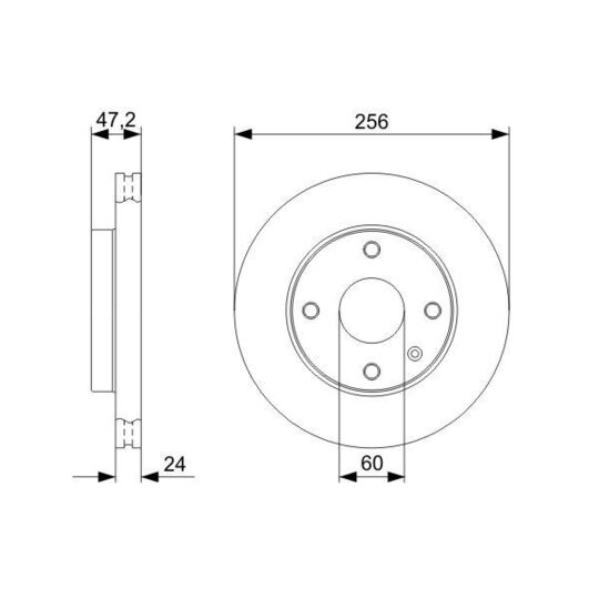 0 986 479 328 - Brake Disc 