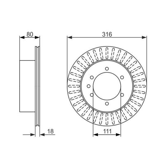 0 986 479 385 - Brake Disc 