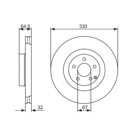 0 986 479 415 - Brake Disc 