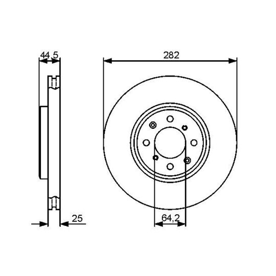 0 986 479 476 - Brake Disc 