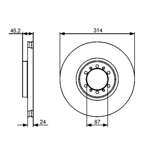 0 986 479 469 - Brake Disc 