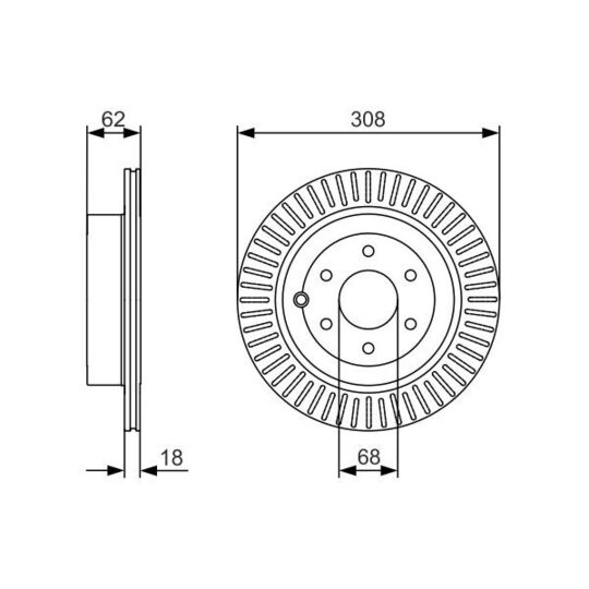 0 986 479 533 - Brake Disc 