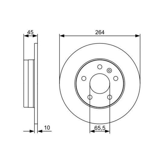 0 986 479 516 - Brake Disc 