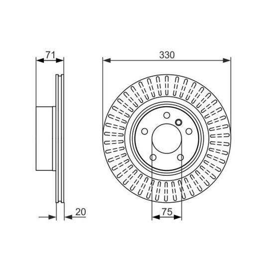 0 986 479 727 - Brake Disc 