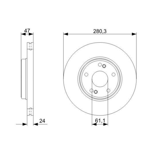 0 986 479 743 - Brake Disc 