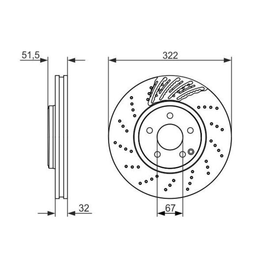 0 986 479 720 - Brake Disc 