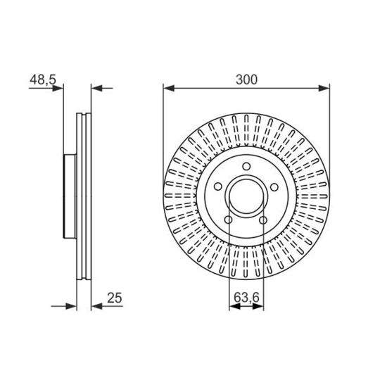 0 986 479 956 - Brake Disc 