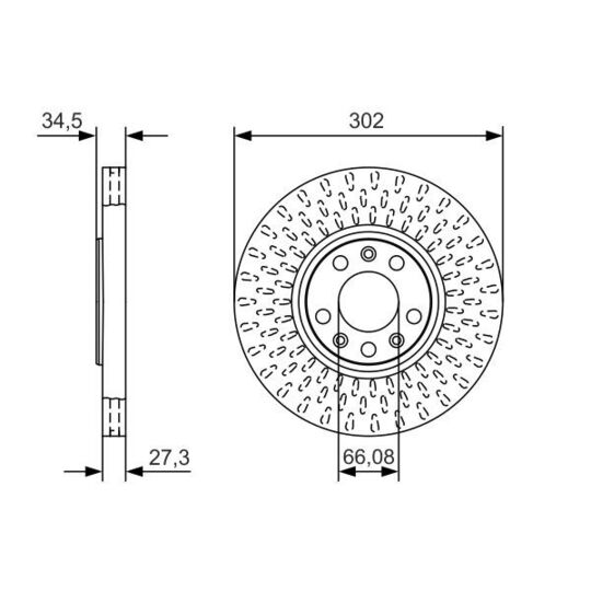 0 986 479 A88 - Brake Disc 