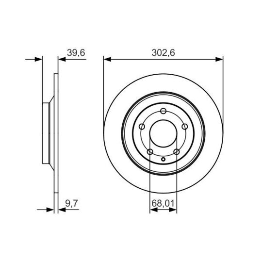 0 986 479 C28 - Brake Disc 