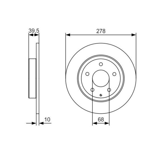 0 986 479 C22 - Brake Disc 