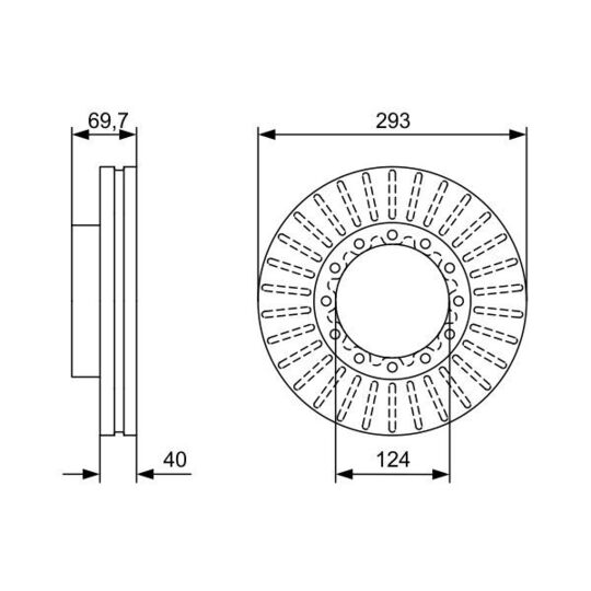 0 986 479 D14 - Brake Disc 