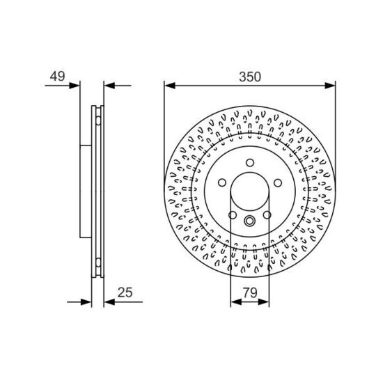 0 986 479 D31 - Brake Disc 