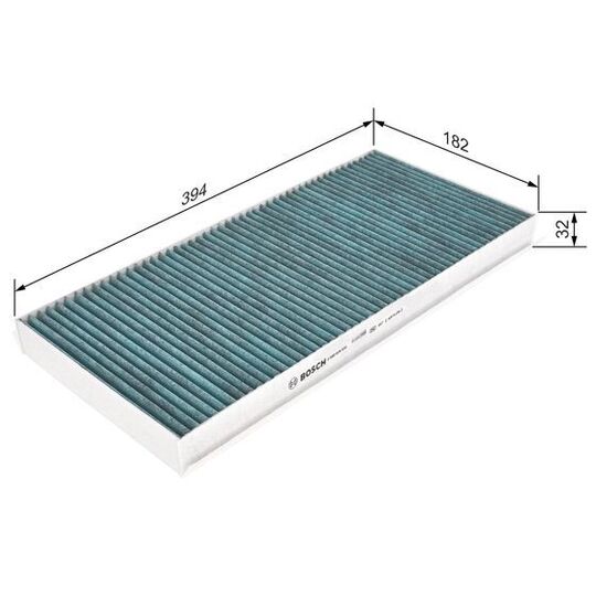 0 986 628 520 - Filter, kupéventilation 