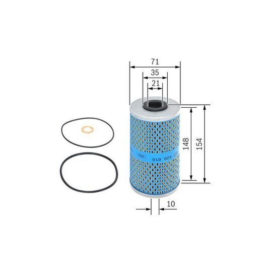 1 457 429 616 - Oil filter 