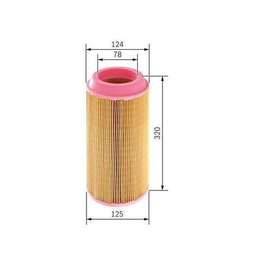 1 457 433 557 - Air filter 