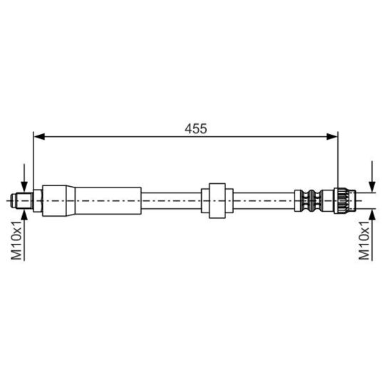 1 987 476 701 - Brake Hose 