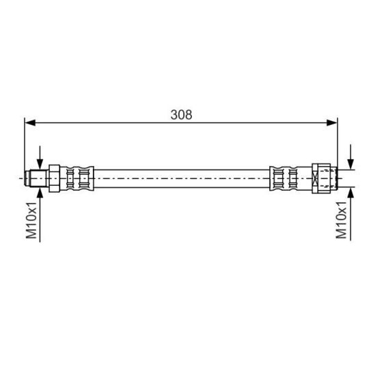 1 987 476 427 - Brake Hose 