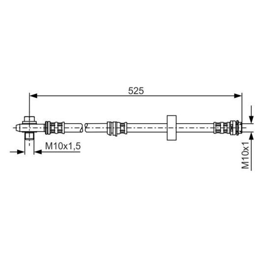 1 987 476 945 - Brake Hose 