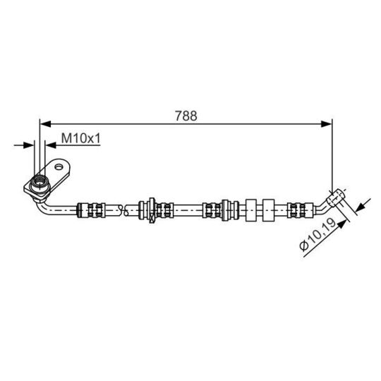 1 987 476 934 - Brake Hose 