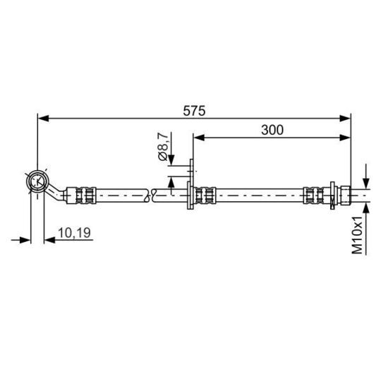 1 987 476 986 - Brake Hose 