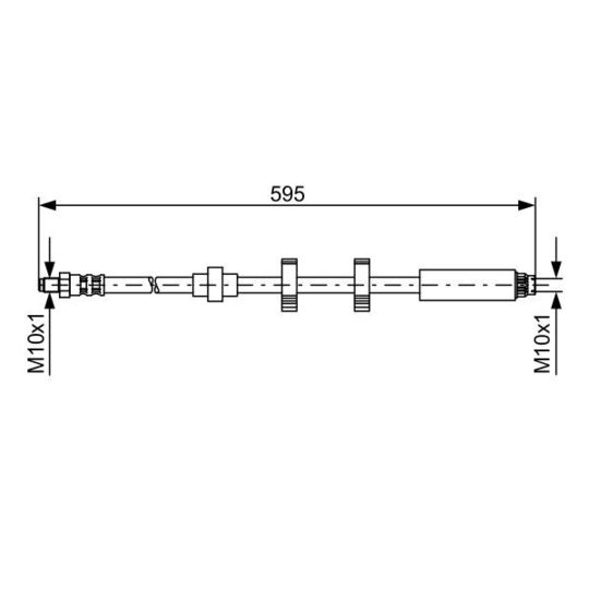 1 987 476 979 - Brake Hose 