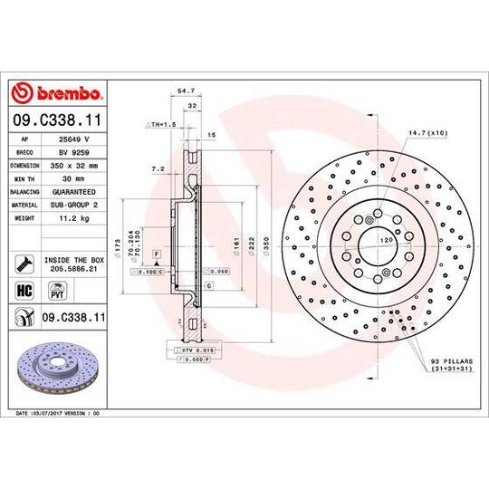 09.C338.11 - Brake Disc 