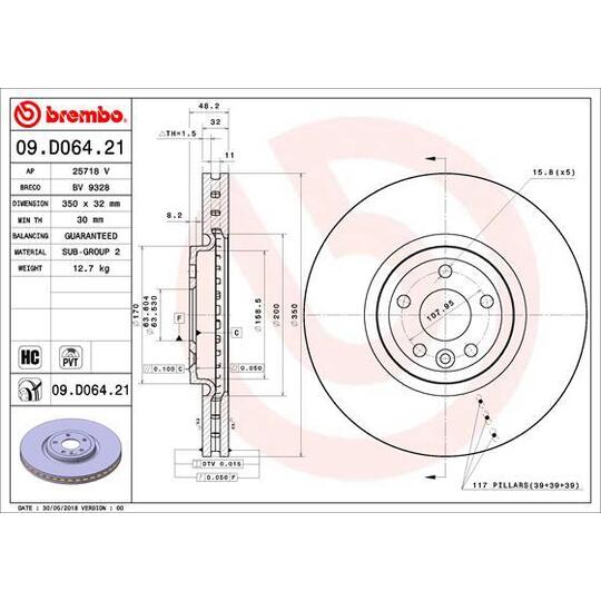 09.D064.21 - Brake Disc 