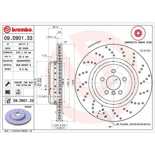 09.D901.33 - Bromsskiva 