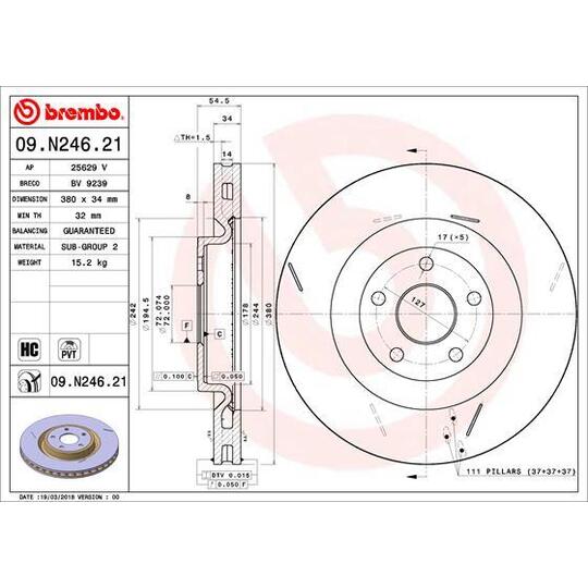 09.N246.21 - Brake Disc 