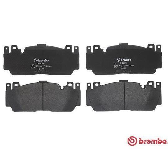 P 06 079 - Brake Pad Set, disc brake 