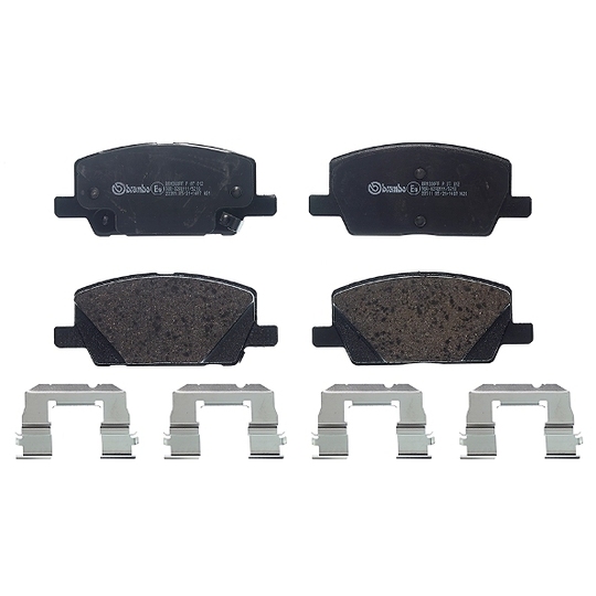 P 07 012 - Brake Pad Set, disc brake 