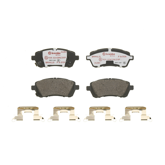 P 16 013X - Brake Pad Set, disc brake 