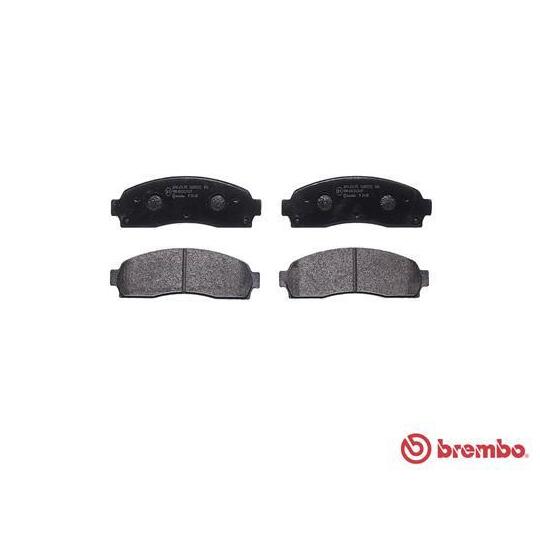 P 24 081 - Brake Pad Set, disc brake 