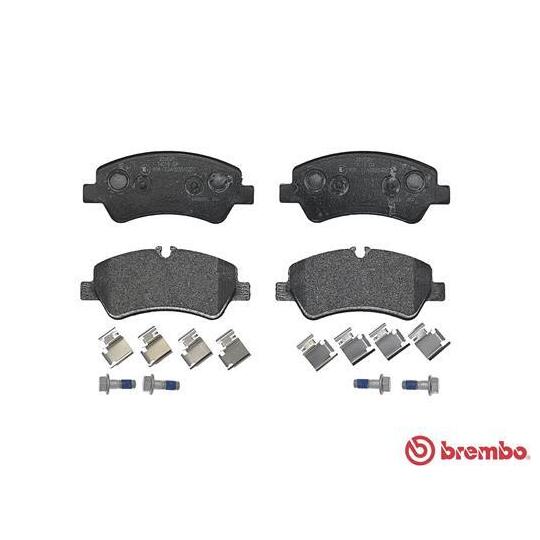 P 24 160 - Brake Pad Set, disc brake 