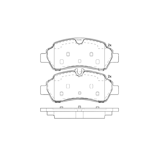 P 24 209 - Brake Pad Set, disc brake 