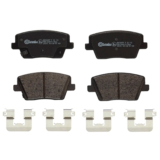 P 30 112 - Brake Pad Set, disc brake 