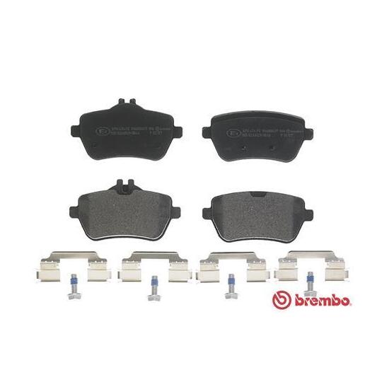 P 50 117 - Brake Pad Set, disc brake 