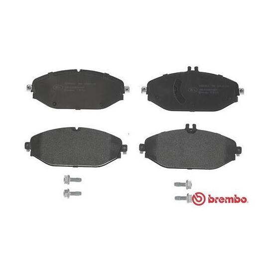 P 50 124 - Brake Pad Set, disc brake 